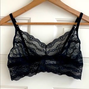 NWOT - Black Lace Bralette